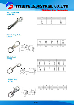 Wholesale High Quality Stainless Steel Hook for Handbag/Harness/Rigging