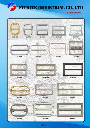 Wholesale High Quality Zinc Alloy Common Slide for Handbag