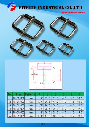 Wholesale High Quality Nickel Finishing Metal Roller Buckle for Handbag/Belt