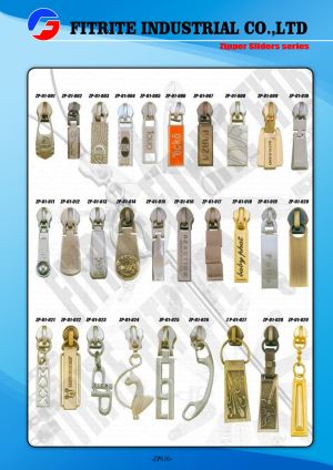 Wholesale High Quality Zinc Alloy Common Zipper Tag for Handbag/Luggage